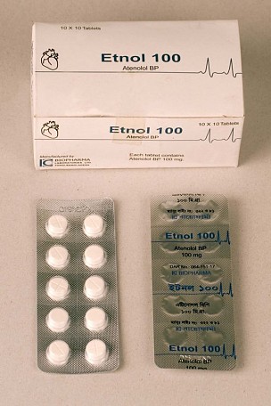 Atenolol Tablets BP 100mg <em>(Etnol 100mg)</em>